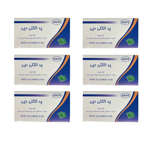 پد الکلی دپی مدل m204 مجموعه 6 عددی