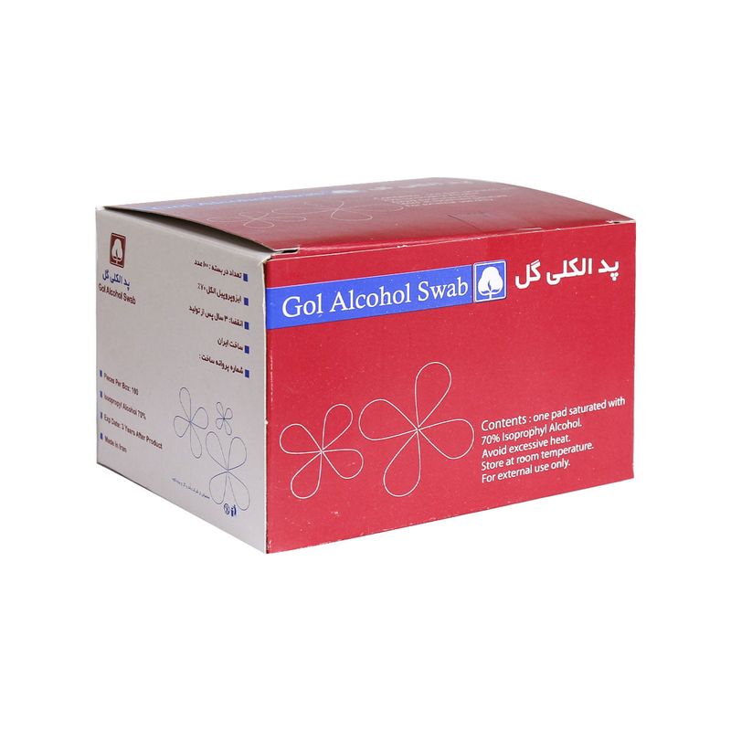 پد الکلی گل مدل p100 بسته 100 عددی