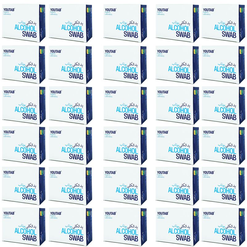 پد الکلی یوتاب مدل antiseptic 30 مجموعه 30 عددی