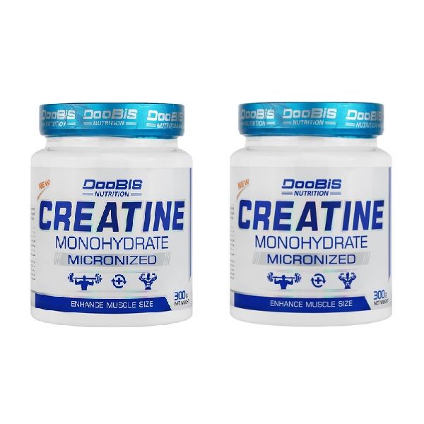 پودر کراتین مونوهیدرات میکرونایز دوبیس 300 گرم بسته 2 عددی