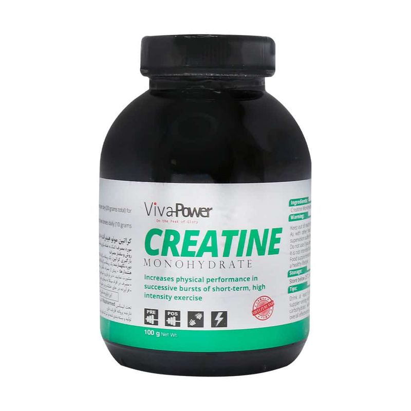 پودر کراتین مونوهیدرات ویواپاور   100 گرمی