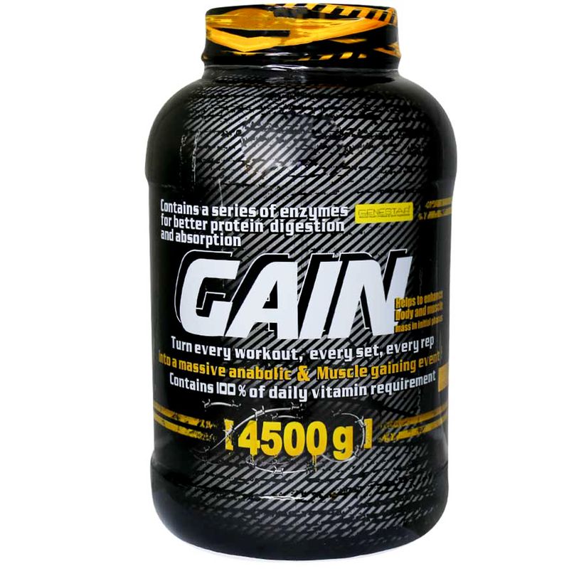 پودر گین با طعم کرم کارامل ژن استار 4500 گرم