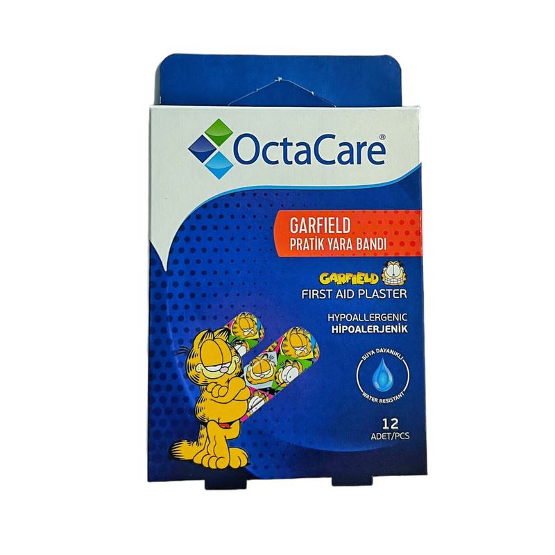 چسب زخم اکتاکر مدل garfield بسته 12 عددی