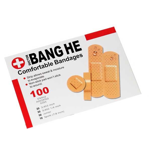 چسب زخم بنگ هی مدل cm 100 بسته 100 عددی