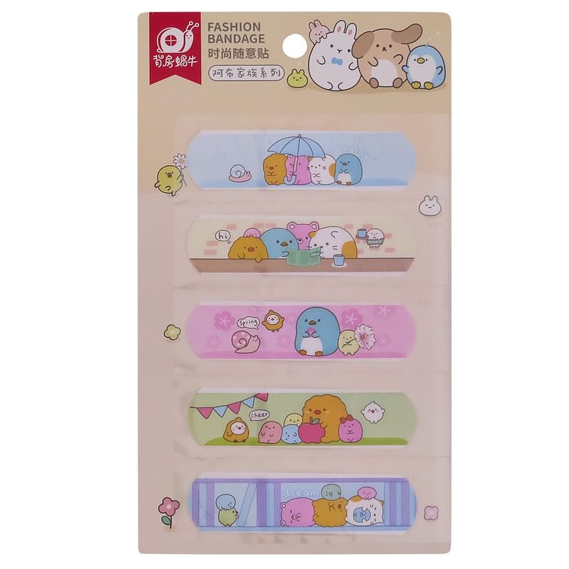 چسب زخم طرح کیوت کد 01015 بسته 5 عددی