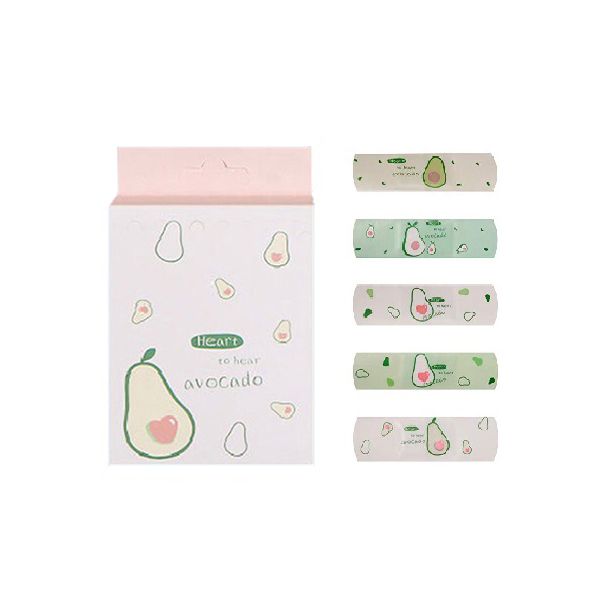چسب زخم مدل heart to avocado مجموعه 20 عددی