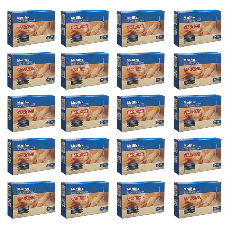 چسب زخم مدیفلکس مدل aid100 20 بیست بسته 100 عددی