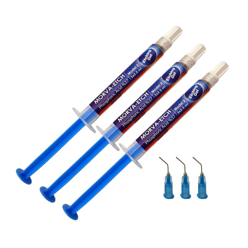 ژل اسید فسفریک مروابن مدل morva etch حجم 3 میلی لیتر بسته 3 عددی