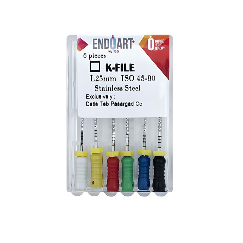 کا فایل دستی اندوآرت مدل k file اندازه 31 میلی متر بسته 6 عددی