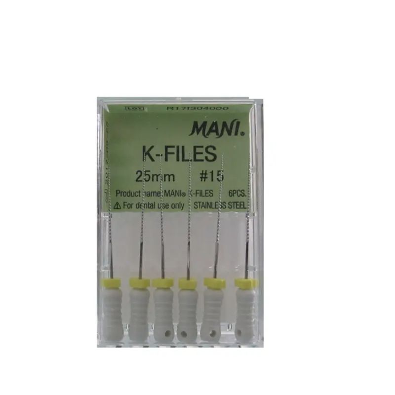 کا فایل دندانپزشکی مانی مدل 15 25mm بسته 6 عددی