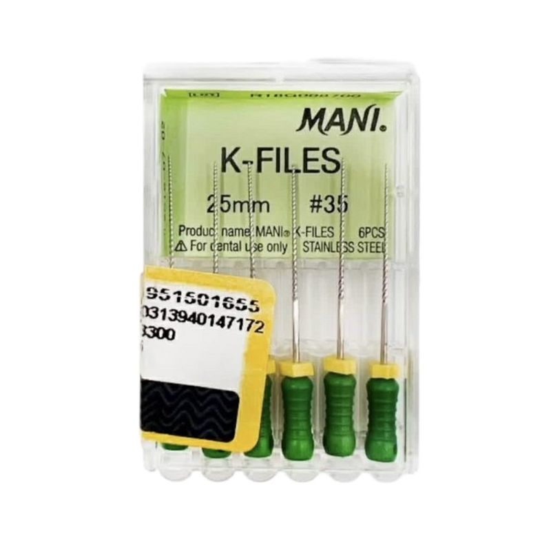 کا فایل دندانپزشکی مانی مدل 35 25mm بسته 6 عددی