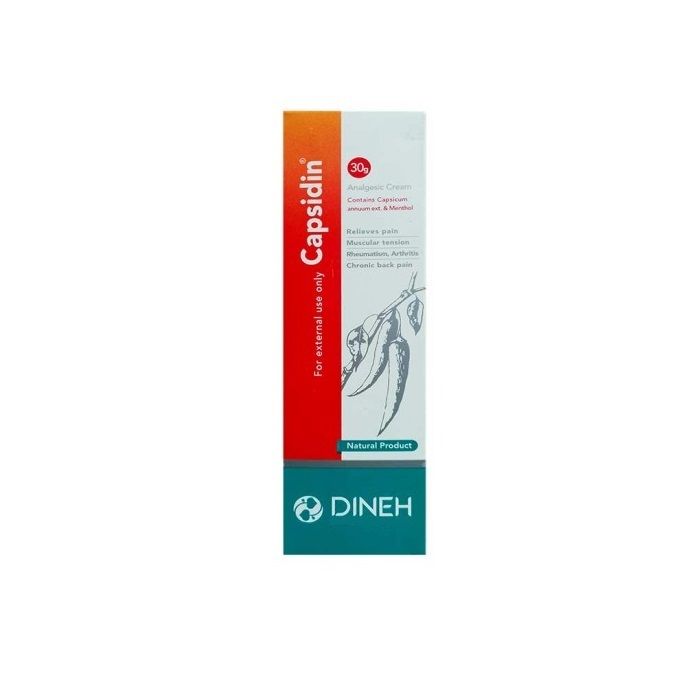 کرم گیاهی موضعی کاپسیدین دینه 30 گرم