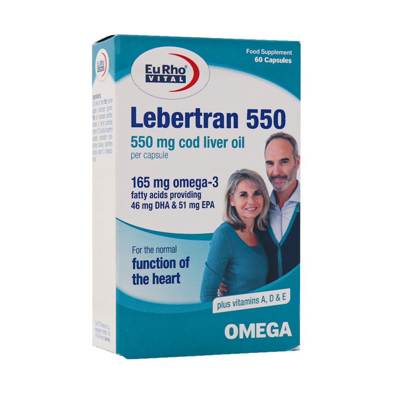 کپسول لبرترن 550 یوروویتال   بسته 60 عددی