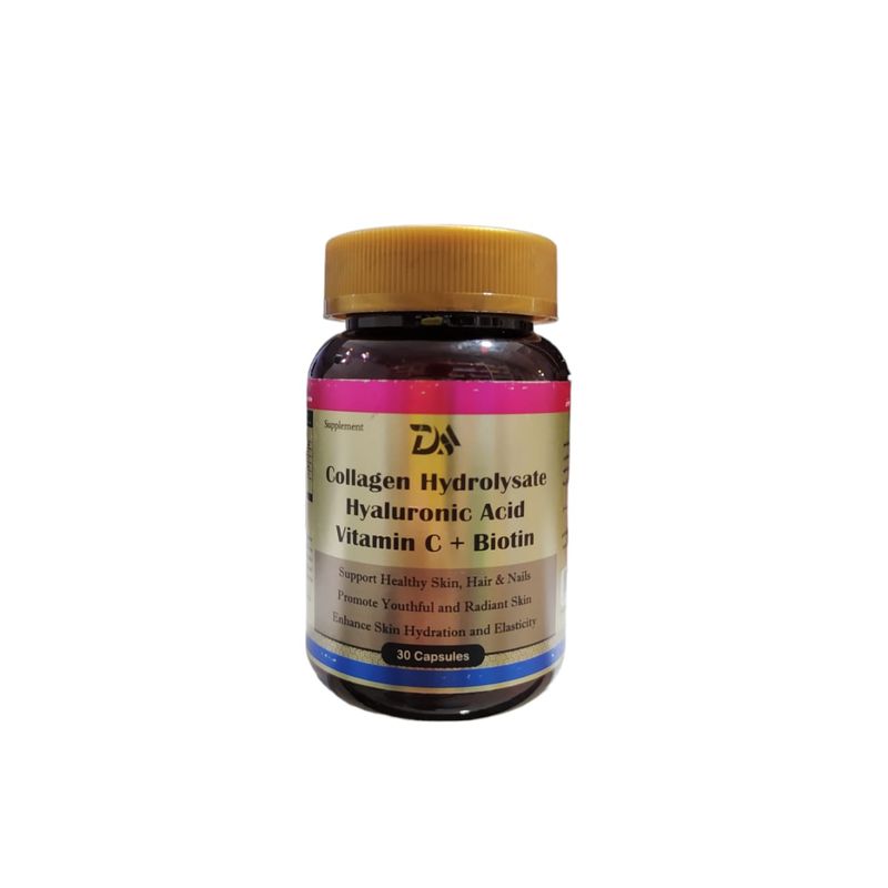 کپسول کلاژن هیدرولیز شده تریتا داروی آرتا بسته 30 عددی مکمل مراقبت پوست ضد چروک و جوان‌کننده با هیالورونیک اسید ویتامین c و بیوتین برای تقویت پوست مو و ناخن