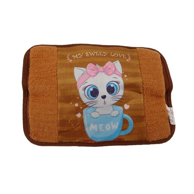 کیسه آب گرم برقی مدل meow cup با ظرفیت 800 میلی لیتر