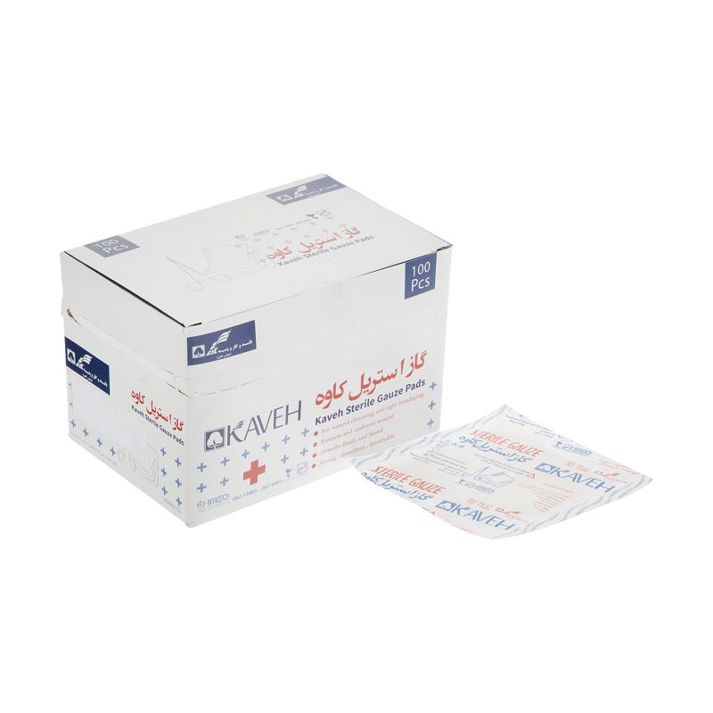 گاز استریل کاوه مدل am10 بسته 100 عددی