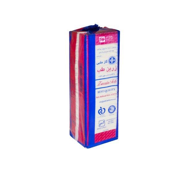 گاز طبی زرین طب مدل nr 8s بسته 100 عددی