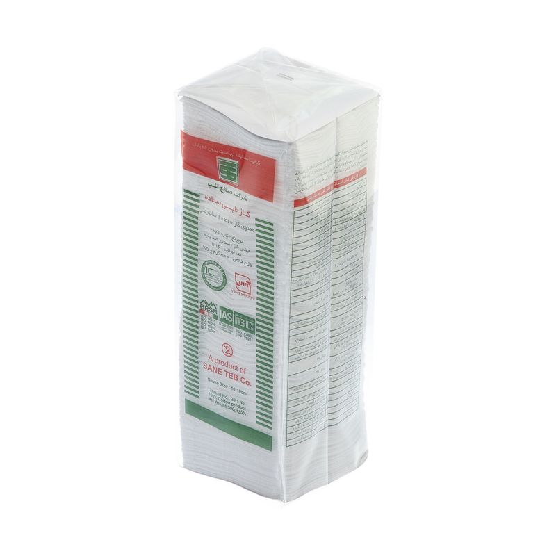 گاز غیراستریل صانع طب مدل طبی ساده وزن 500 گرم