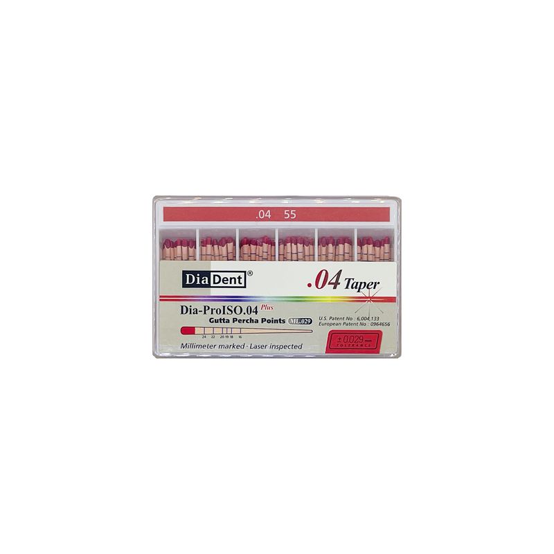 گوتا دندانپزشکی دیادنت مدل مدرج کد 04 55 بسته 60 عددی