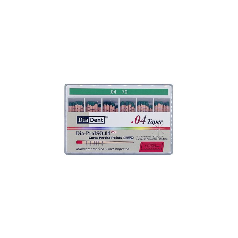 گوتا دندانپزشکی دیادنت مدل مدرج کد 04 70 بسته 60 عددی