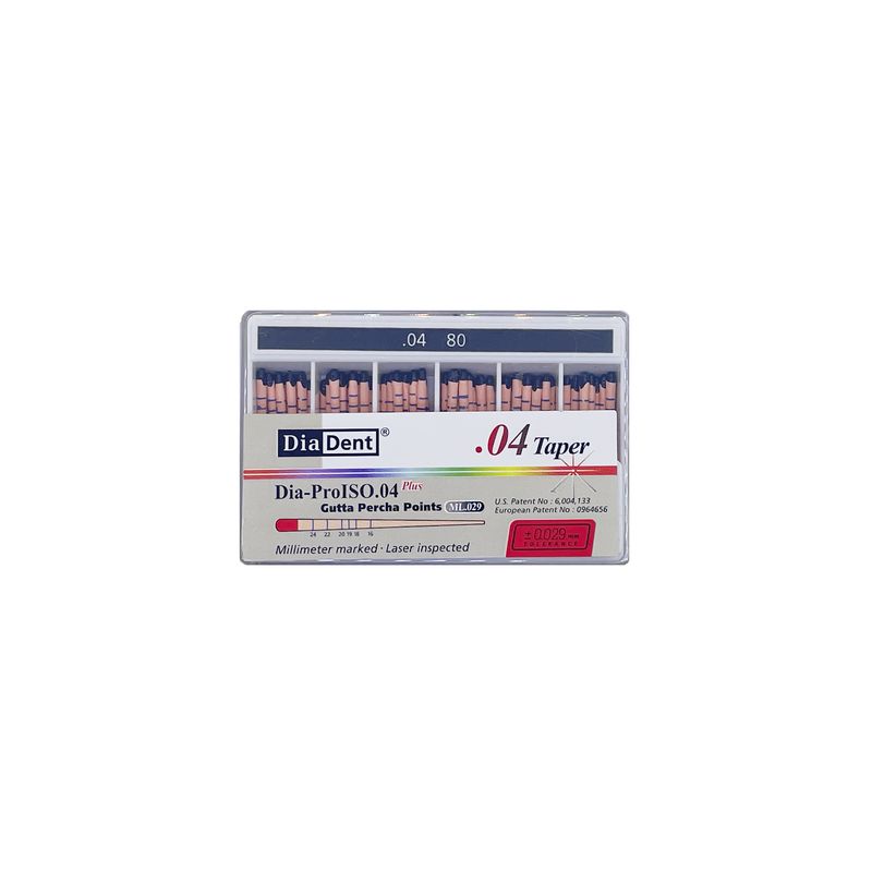 گوتا دندانپزشکی دیادنت مدل مدرج کد 04 80 بسته 60 عددی